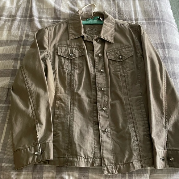 Chico’s Size 1 beige/tan jacket - Picture 2 of 4